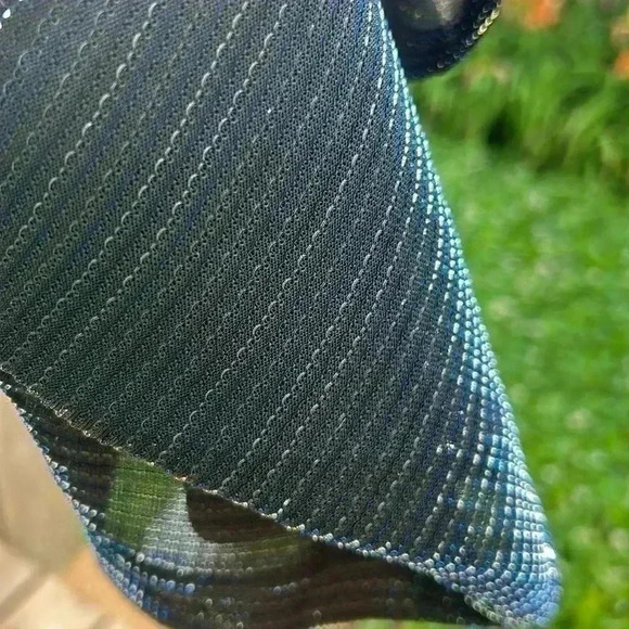 Vintage POSITANO Charlie Lapson Disco Sparkling Shirt  Metallic - Picture 9 of 13